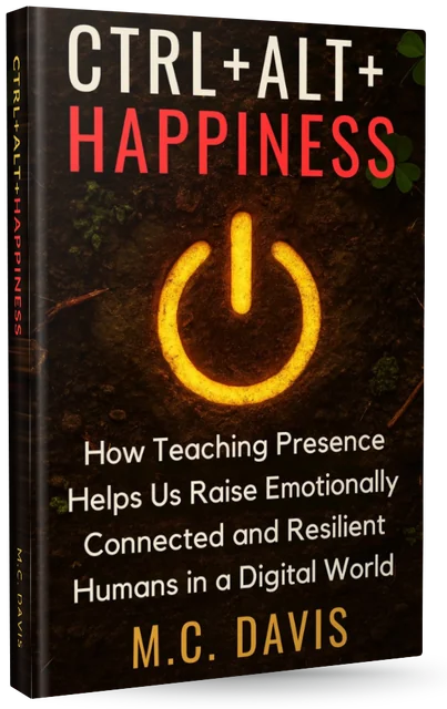 CTRL+ALT+HAPPINESS by M.C. Davis, shown as a paperback